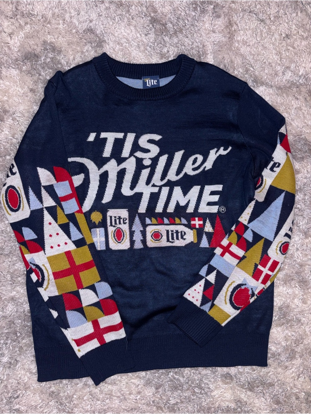 Miller Lite Ugly Christmas Sweater